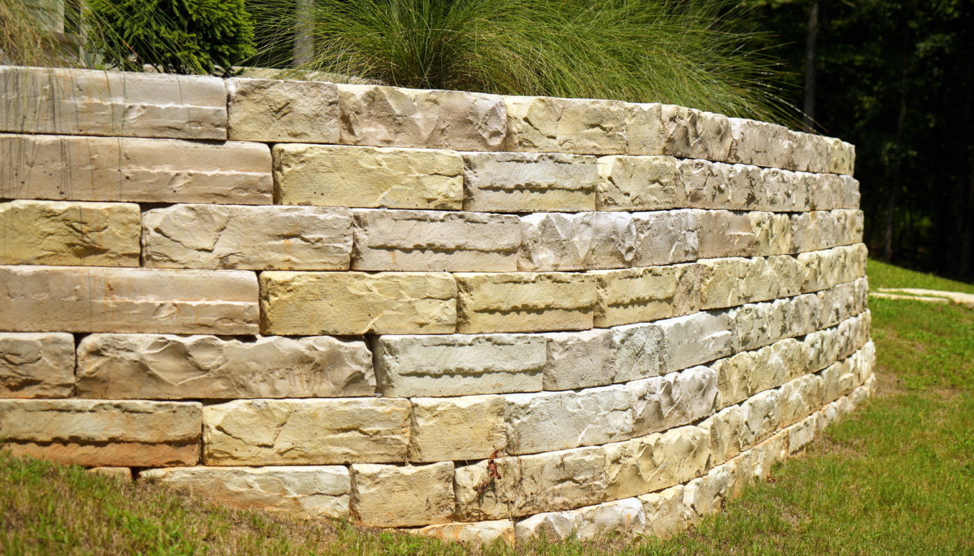 stone stacked wall
