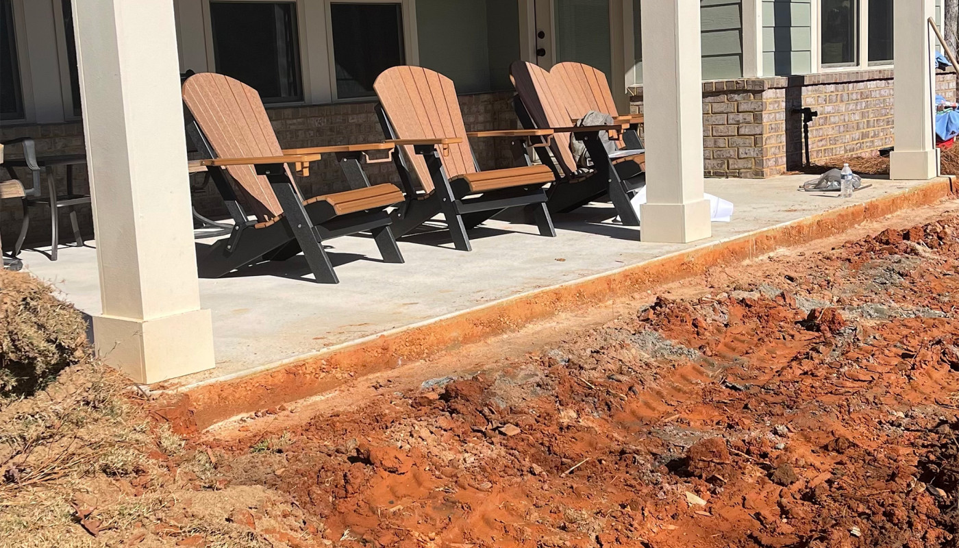 chairs on patio