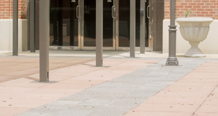 pavers and front door